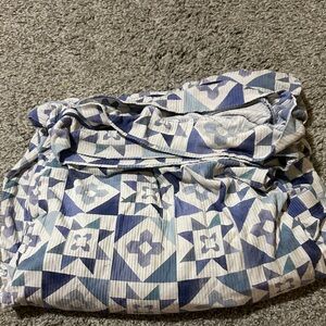 Women’s little sleepies 3x indigo patchwork